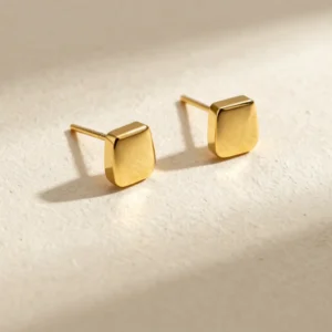 Broqueles Minimalistas Oro 14k